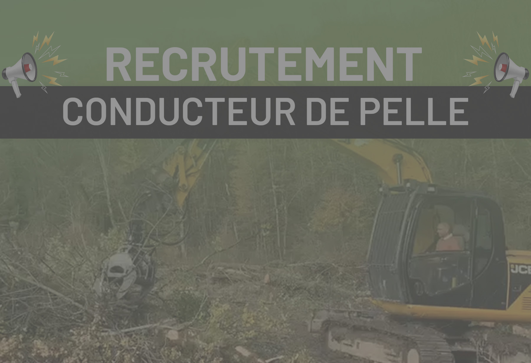 Conducteur de pelle H/F
